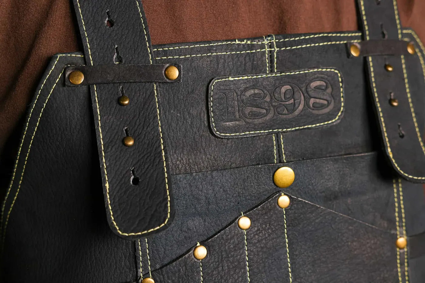 Gold Thread Apron - Gold